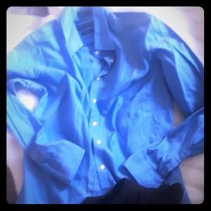 Forsyth Of Canada Blue Button Up